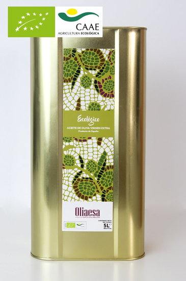 Aceite de Oliva Virgen Extra Ecológico (3 Latas x 5L)