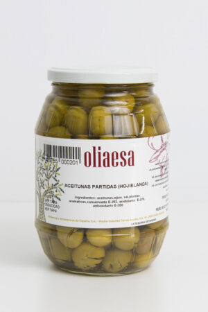 Aceitunas partidas Hojiblanca - Imagen 1