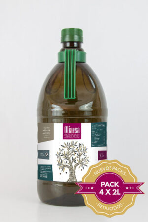 Caja 8 litros (4 garrafas x 2 litros). Aceite de Oliva Virgen Extra. - Imagen 1